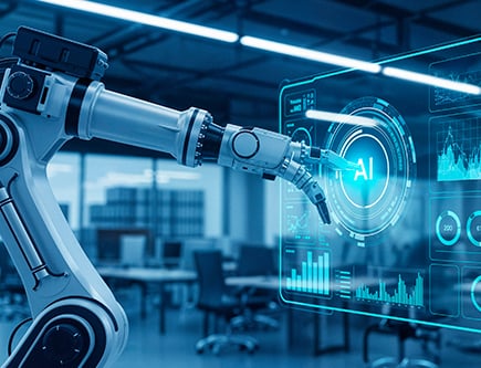 Robotic automation interface with AI-powered document processing