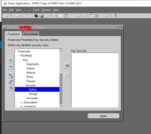 How to add security Rules In GL ?