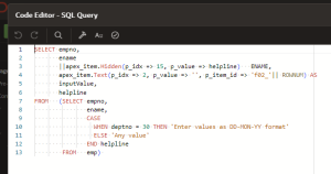 Validation Based on Row Value in Interactive Report