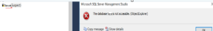 SQL Server Database not accessible suspect mode.