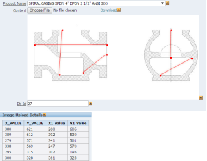 Coordinate Mapping in Oracle Apex