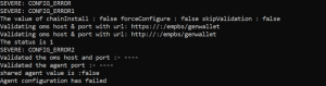 Error while deploying agent in windows server