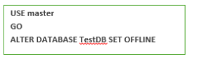 Steps to move SQL Server database files