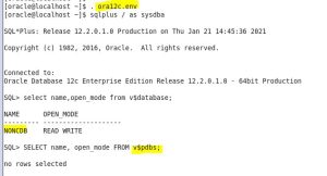 How to Converting Non CDB to CDB in Oracle 12c