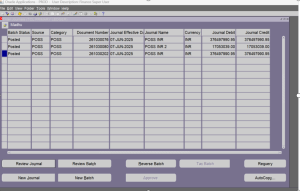 Journals Uploaded Twice into Oracle Apps r12