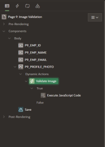 Image Validation in Oracle APEX