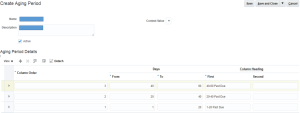 Create Payables Invoice Aging Period