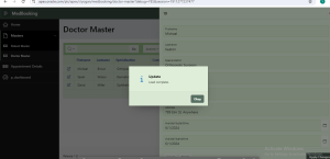 Dynamic Action Success Message Oracle APEX