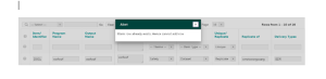 Blank Row Restriction in Oracle APEX