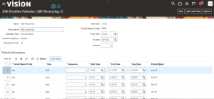 Oracle Fusion AP Recurring Invoice Process