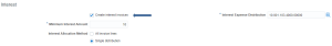 To create an Interest Invoice in Oracle Fusion: