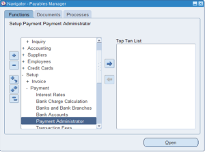 Create the Payment Method in Oracle Apps R12