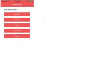 Integrating React Native with SQLite