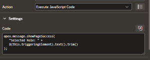 Dynamic Triggered Action in Cards – Oracle APEX 26.1