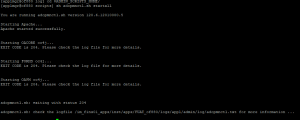R12.1.3 opmnctl services failed with Error code : 204 in a new setup