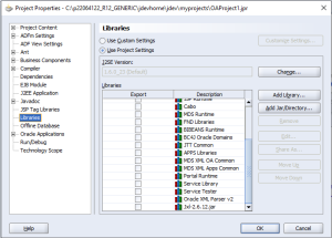 How to add Jar files to JDeveloper