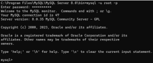 User Management in MYSQL