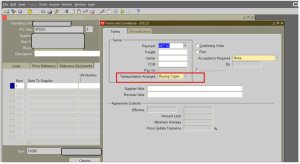 ASBN Creation Error for Multiple Purchase Orders Due to Transportation Arrangement Mismatch