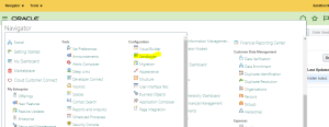 Oracle Cloud – How to do Form Personalize to stop showing ICONS on spring board