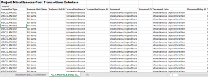 Project Expenditures Import Using FBDI – Oracle Fusion