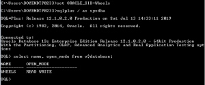 MIGARATION FROM WINDOWS TO LINUX(12.1.0.1 TO 19.0.0)