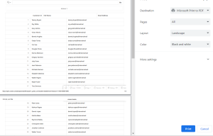 Add a customize print option in Oracle Apex using Java Script