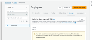 Steps to backup Dynamo DB