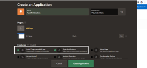 Push Notifications in ORACLE APEX