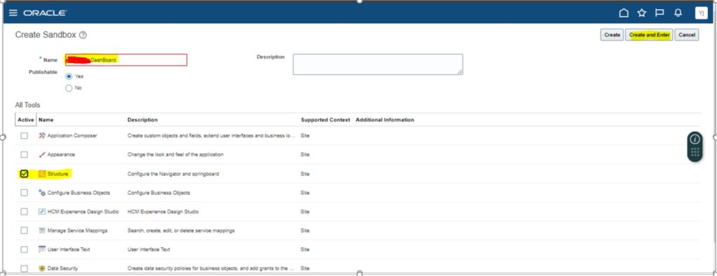 Enabling Oracle Fusion BIP report execution on Fusion Standard Page by using Dashboard