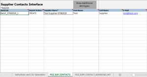 Supplier Contact Import Using FBDI – Oracle Fusion