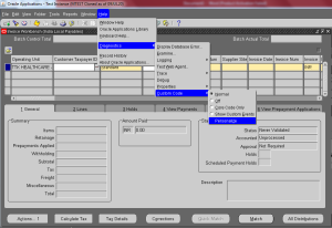 Populating TDS Tax Category through Form Personalizations
