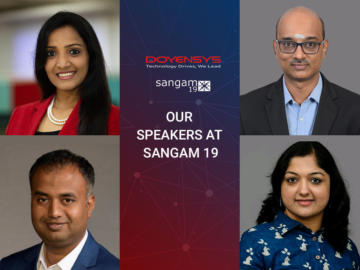 Doyensys Papers Selected to be Presented at Sangam 2019!