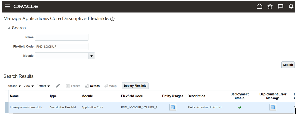 Enabling DFF Attributes for Lookups in Oracle Fusion