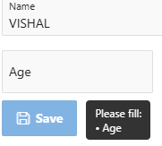 Disable Save Button Until All Required Fields Are Filled – Tool-tip