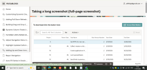 Capture the Entire APEX Page: Full-Page Screenshot