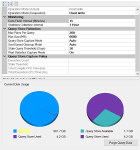 Enabling Query Store on SQL Server 2019