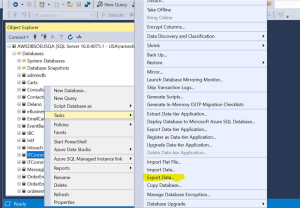 Copying table data from source to destination in SQL Server