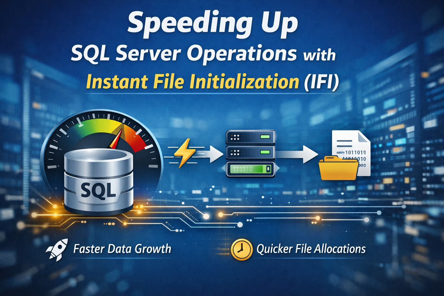 Speeding Up SQL Server Operations with Instant File Initialization (IFI)