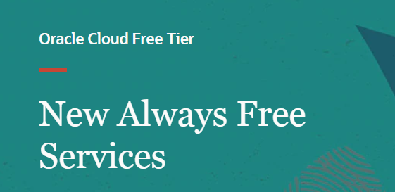 Oracle Always Free cloud services