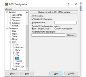How to enable Xclock in cloud environment via putty.